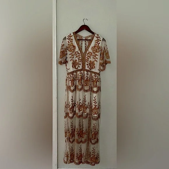 altar d state formal dresses Altar'd State Melina Floral Maxi Dress NWT – Our Sunshine Boutique main image 1